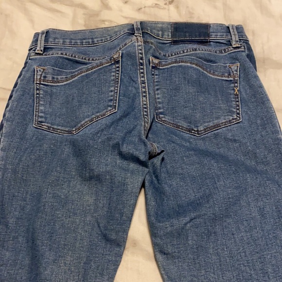 Side-Stripe Frayed Express Ankle Legging - Picture 4 of 5